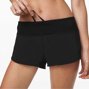Lululemon black Speed Up Shorts 2.5” run shorts